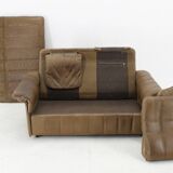 1970s De sede Exclusive Buffalo Leather 2- Seater Sofa , Switzerland