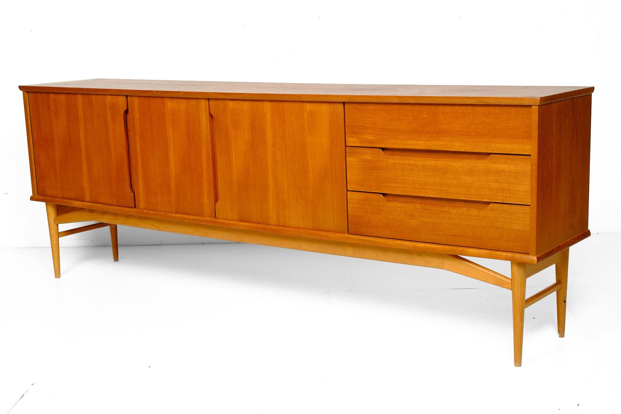 Enfilade en teck, Fredericia, by Borge Mogensen, build ca 1970