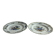 Longchamp hand-painted. Set of 2 flat plates.