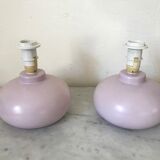 Pair of ceramic bedside lamp feet