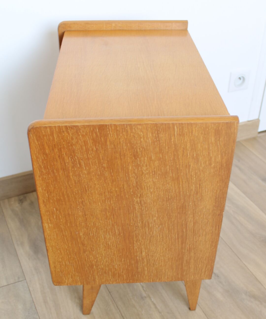 2 compass foot bedside tables