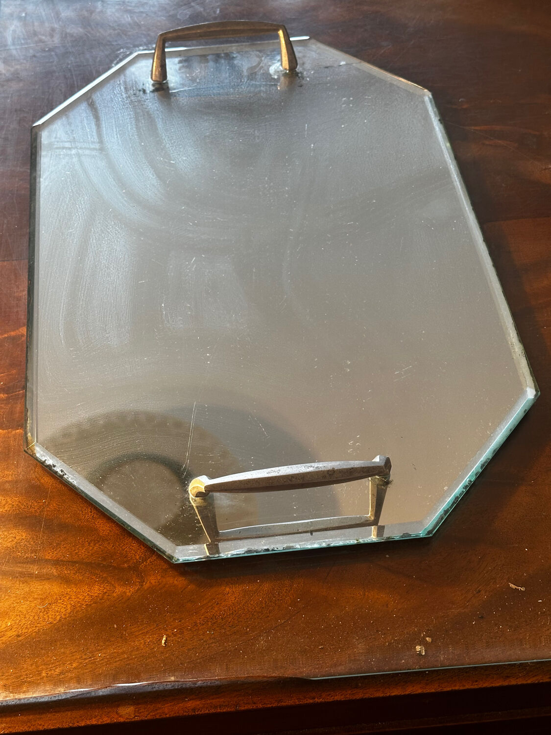 Art Deco mirror plateau - 45/30 cm