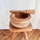 Mortier et pilon en bois vintage