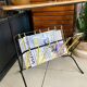 Porte revue tablette scoubidou vintage