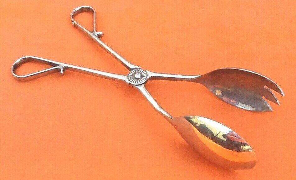 1960s Salad serving tongs... EP Zinc