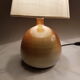 Set of two bedside ceramic lamps, Roland Zobel