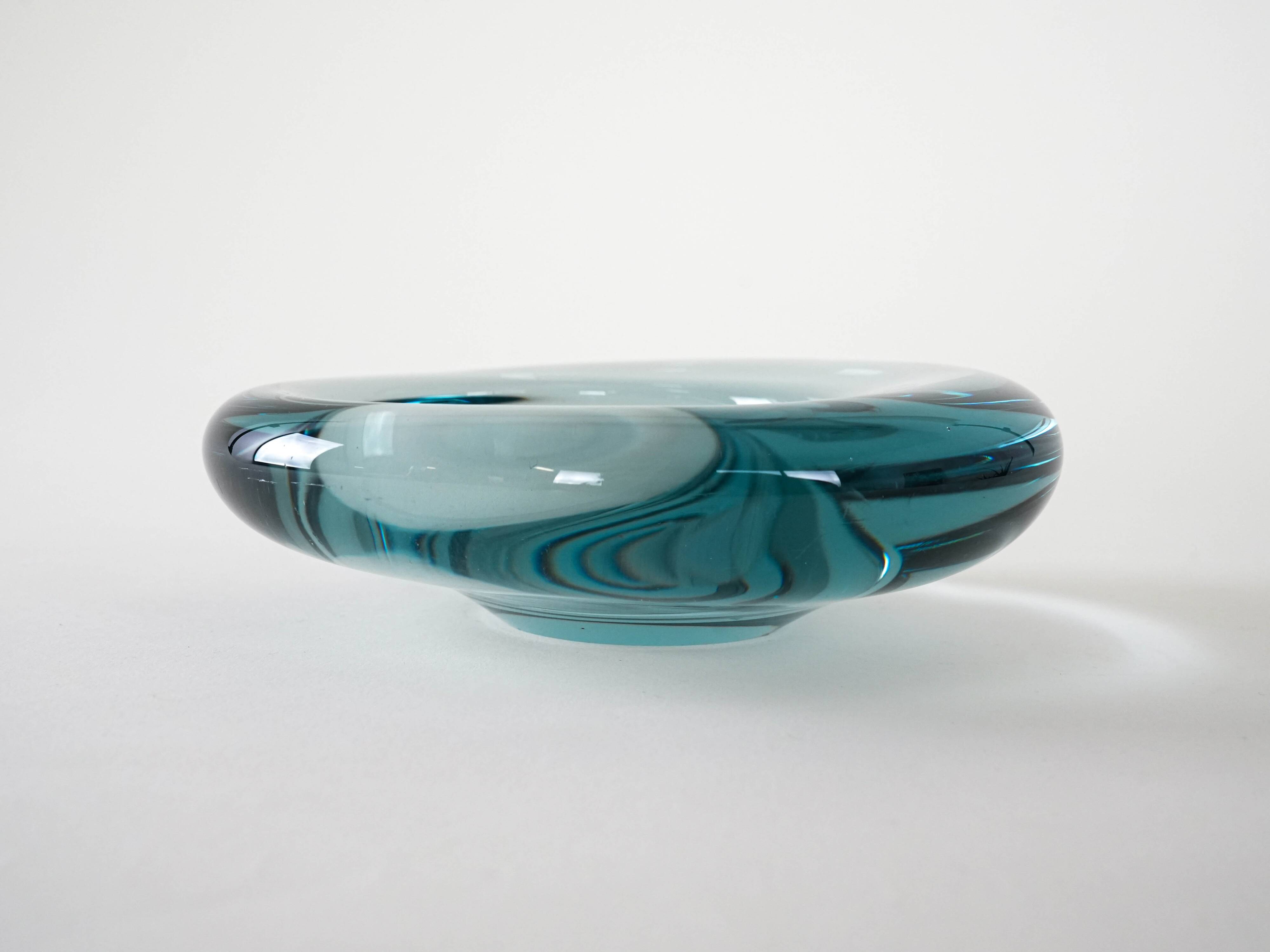 Glass bowl, Danish design, 1960s, manufacturer: Holmegaard,: Per Lutken