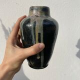Art Deco stoneware vase signed Jean Pointu, 1920 Saint Amand en Puisaye