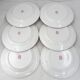Minton Cuckoo, Cuckoo 6 dessert plates, porcelain, hand-painted 22.6 cm