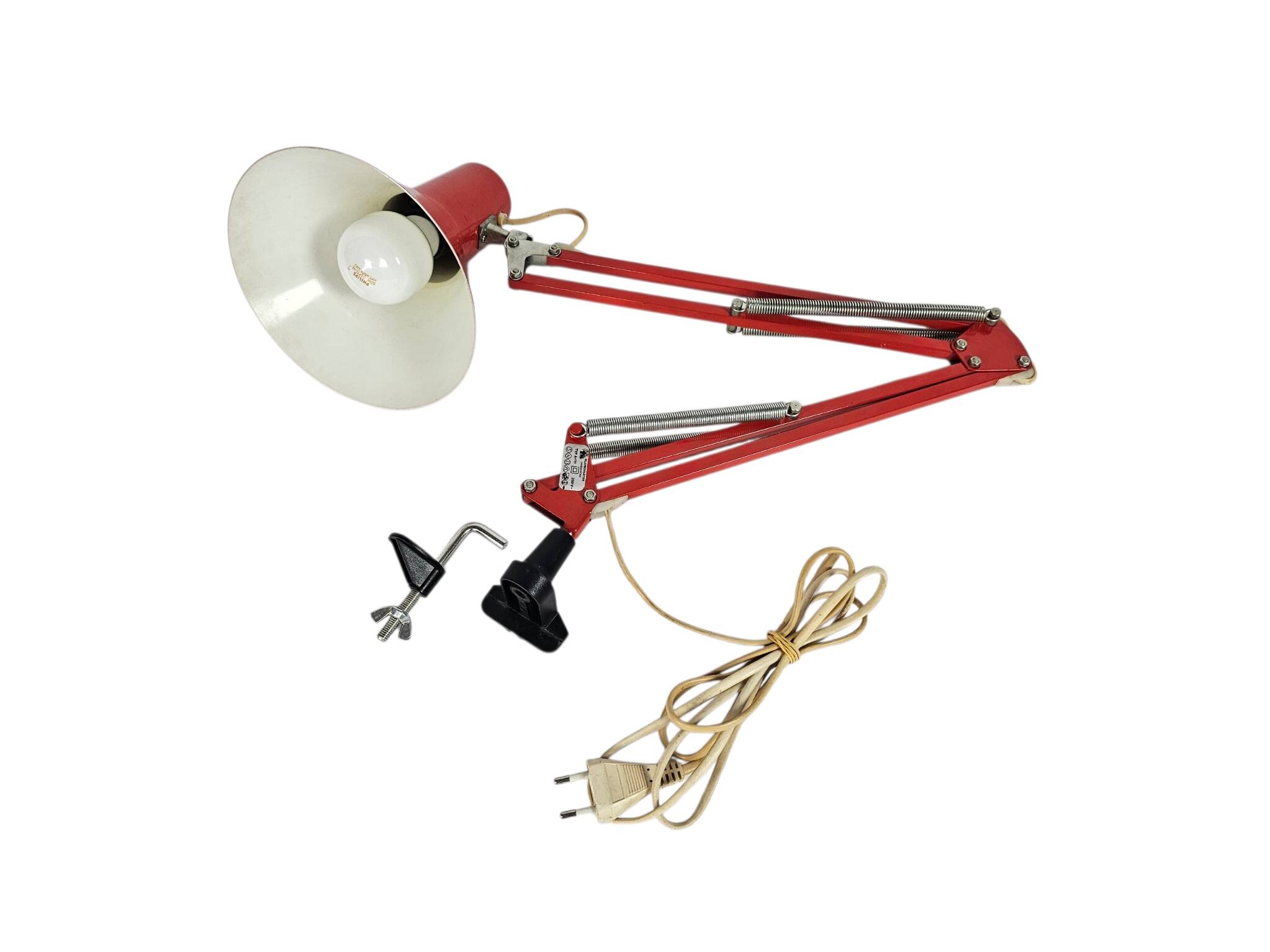 Pileprodukter Landskrona - Type A-111 - architect's lamp - Sweden - 1960s