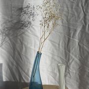 Blue soliflore vase H25 D7