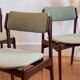 Scandinavian teak chairs by Danish designer Erik Buch 1960