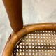 Paire de chaises Thonet bois et cannage