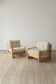 Paire de fauteuils de salon, vers 1970