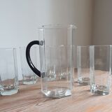 Carafe and 6 glasses Octime