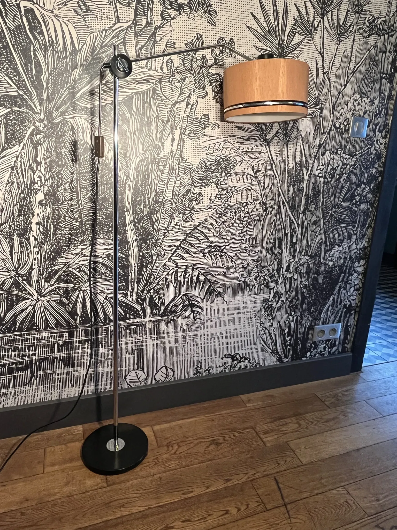 German swing lamp