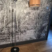 German swing lamp