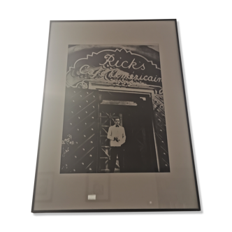 Framed Casablanca cinema poster