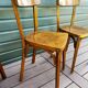 Trio of Baumann bistro chairs