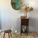 Walnut bedside table