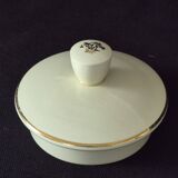 Antique pouring coffee pot in Gien earthenware, Valence model, A040