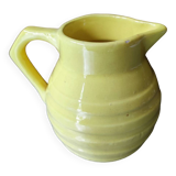 Pot à lait, pichet vintage jaune