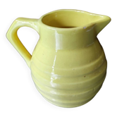 Pot à lait, pichet vintage jaune
