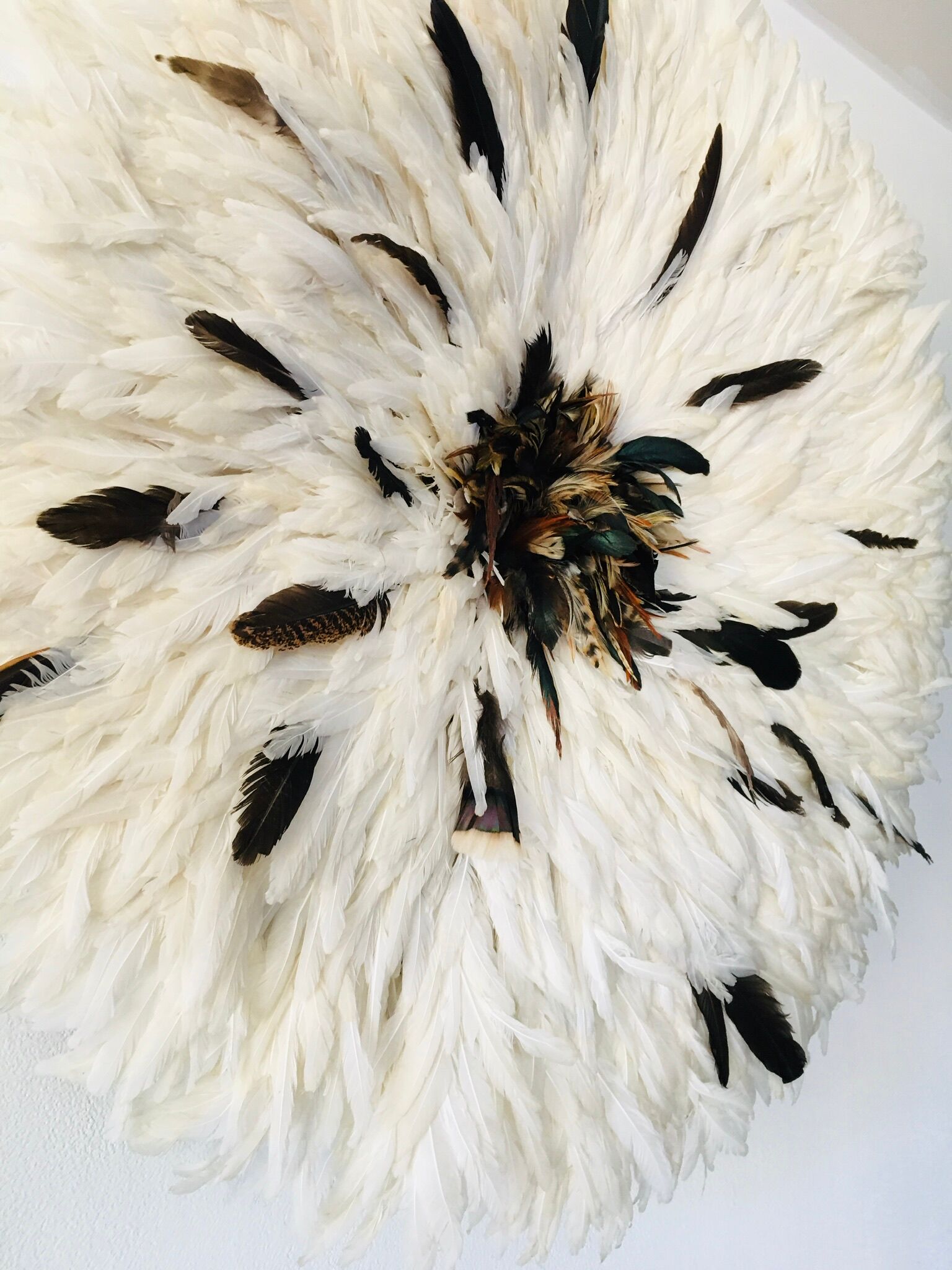 Juju hat blanc moucheté 75 cm