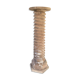Raw wood column