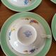 Ensemble de 8 tasses à thé ou café en porcelaine de Limoges