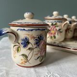 Service old cream jars