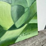 Cubist still life oil on canvas