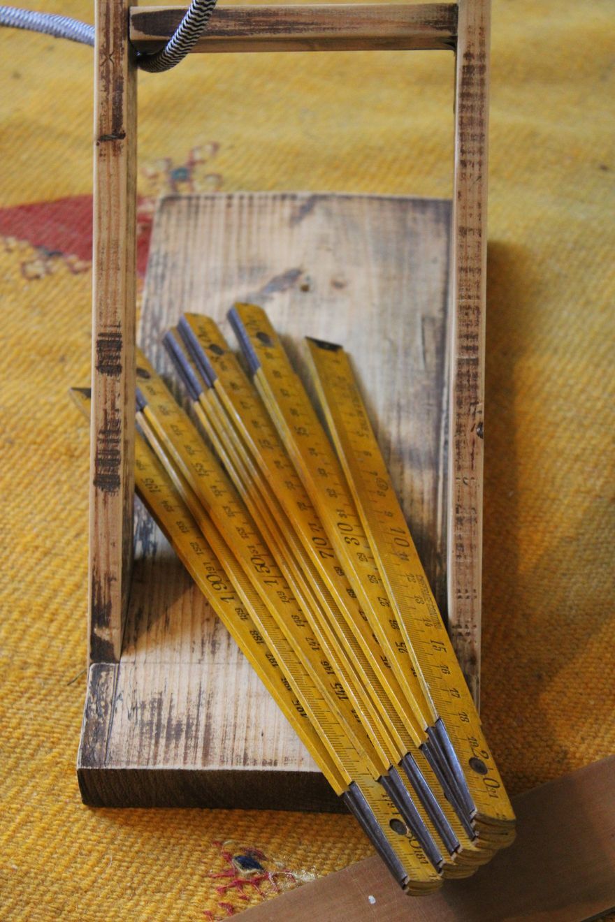 Lampe en bois
