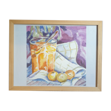 Still life in watercolor