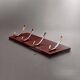 Vintage wall coat rack - 4 hooks