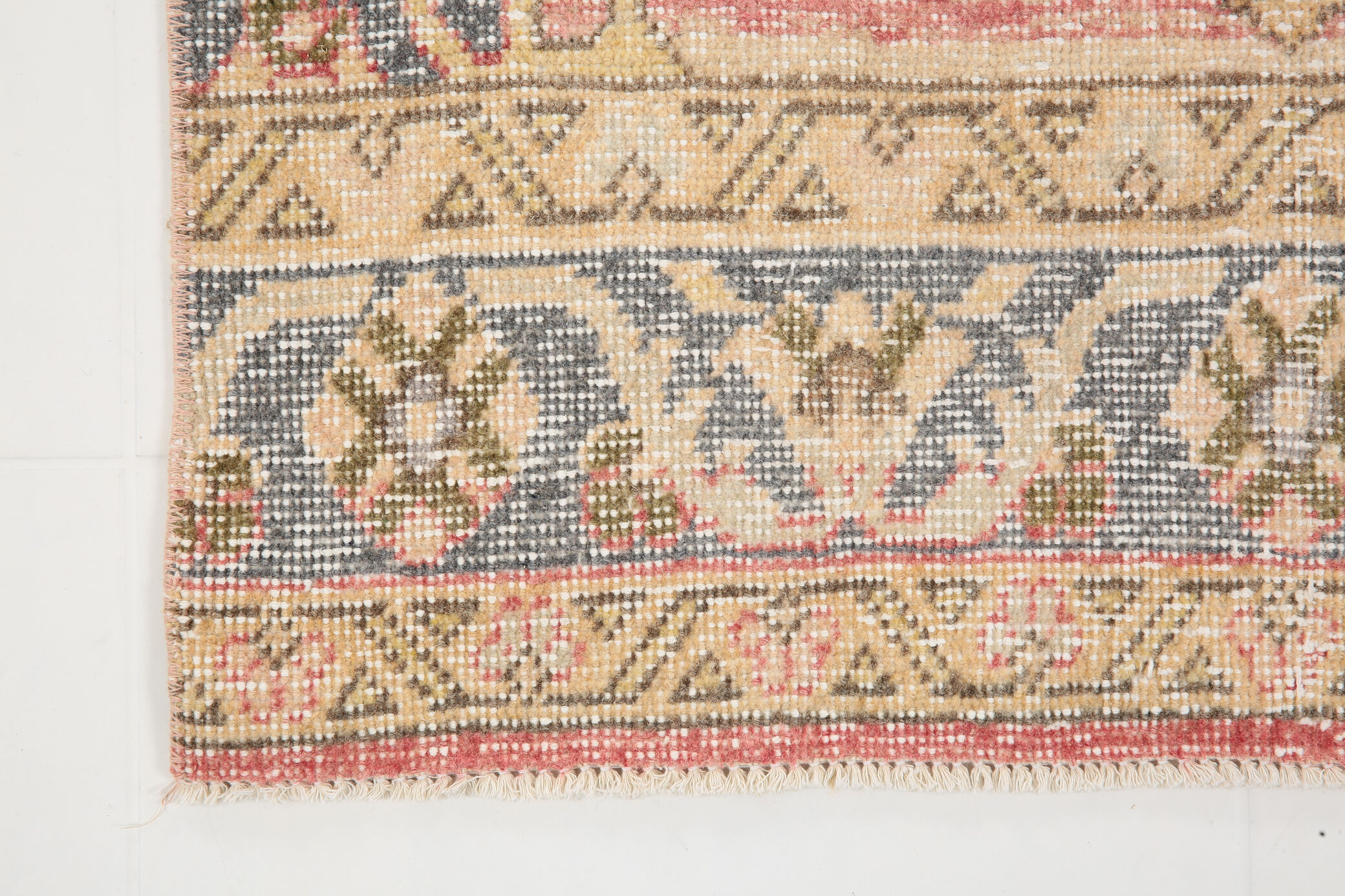 3x12 Turkish Vintage Runner Rug, 86x376Cm
