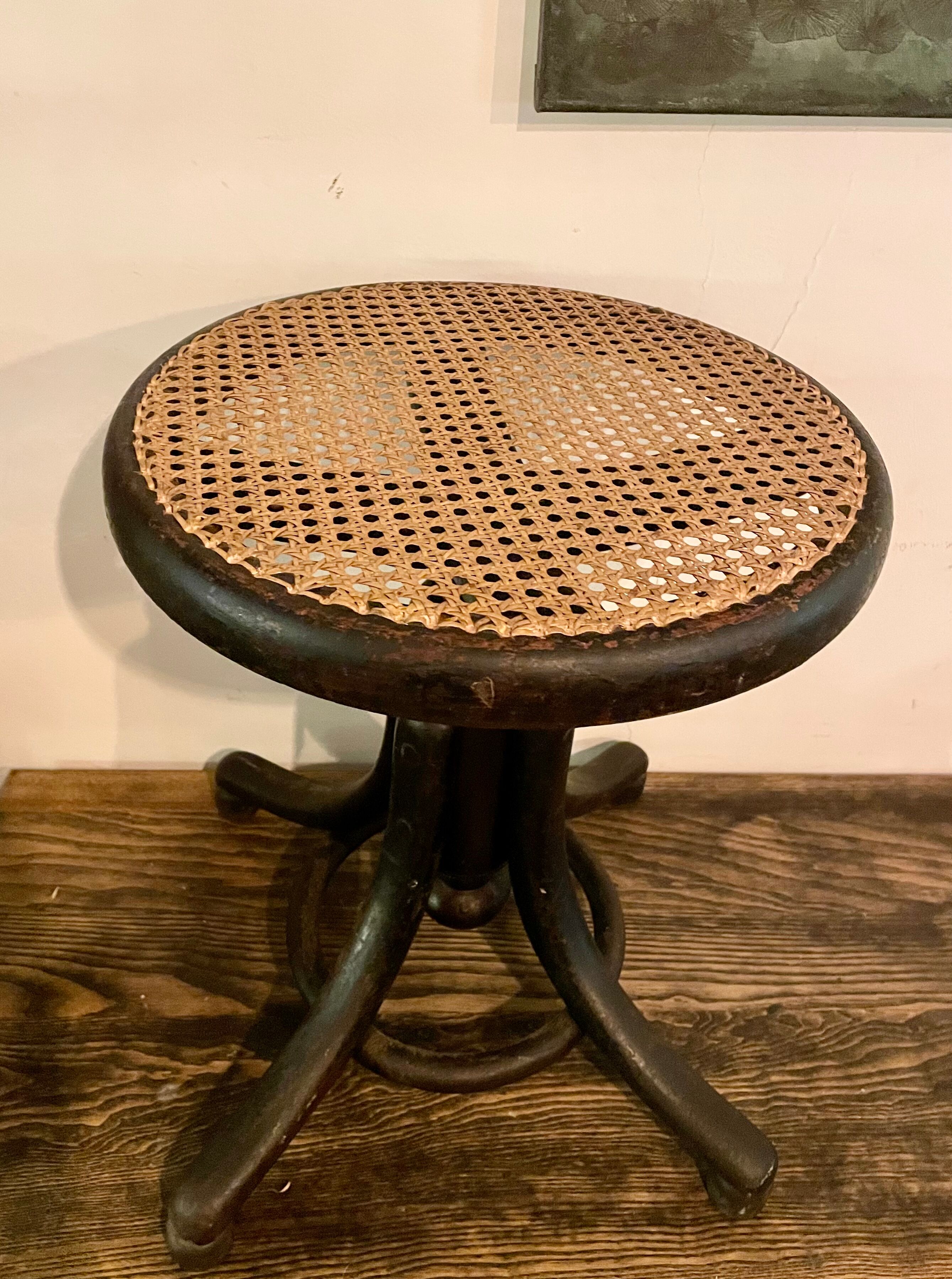 Thonet screw piano stool