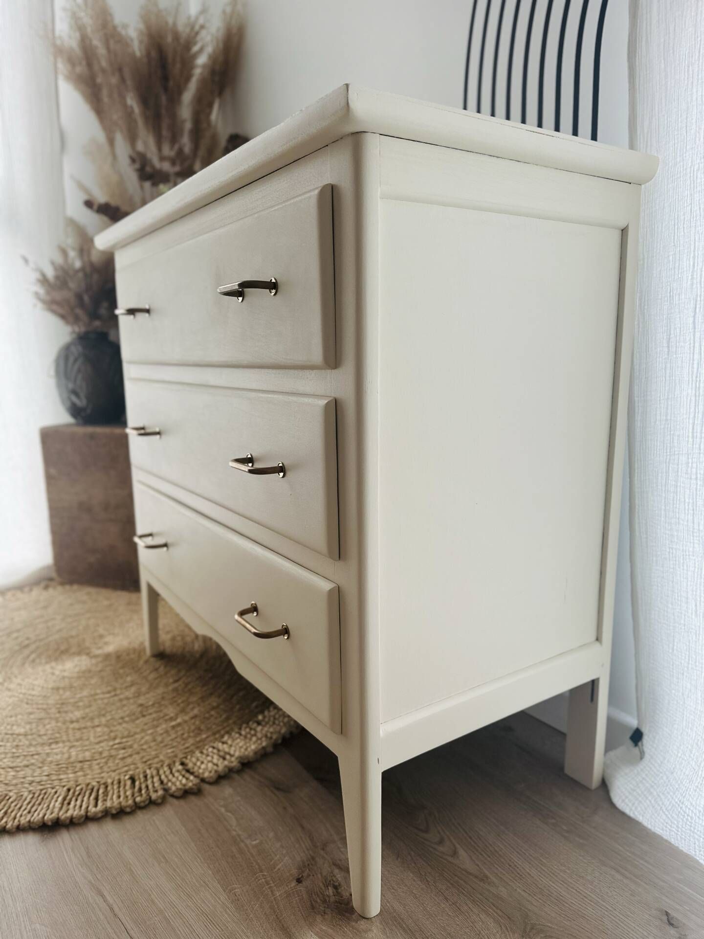 Vintage commode from the 60s in Parisian style.
