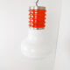 Space age glass pendant light, 1960s