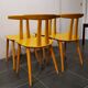 4 chaises j48, design poul m.volther, 1950, fdb møbler