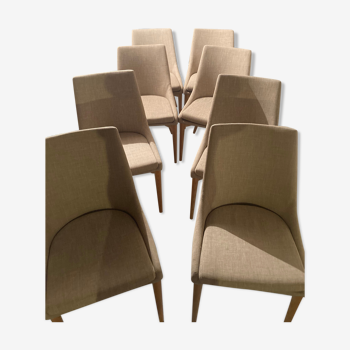 8 chaises de salon