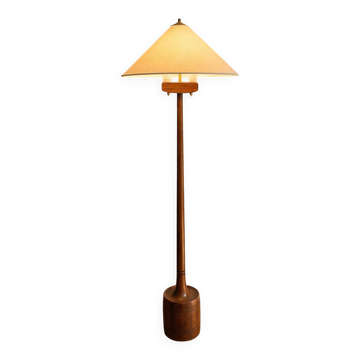 Lampadaire scandinave vintage, teck, Tranås Stilarmatur, Suède, 1960