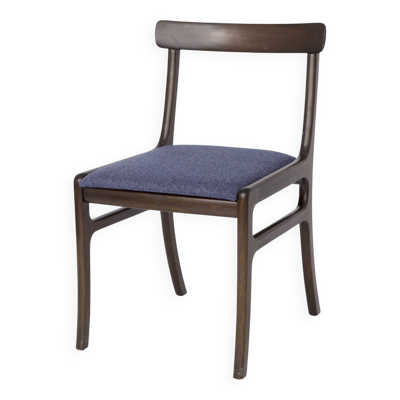 Chaise de salle à manger Ole Wanscher pour Poul Jeppesen   Acajou danois du milieu du siècle