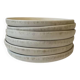 6 Enameled stoneware plates - dessert plates