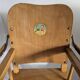Vintage 1940s baby high chair