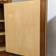 Art Deco style walnut display cabinet, France circa 1950
