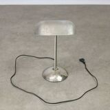 Weathered Italian Table Lamp in Chrome, 1940s
