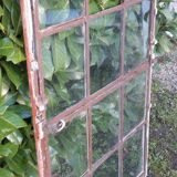 W84xH137.5 industrial curved metal glass frame window