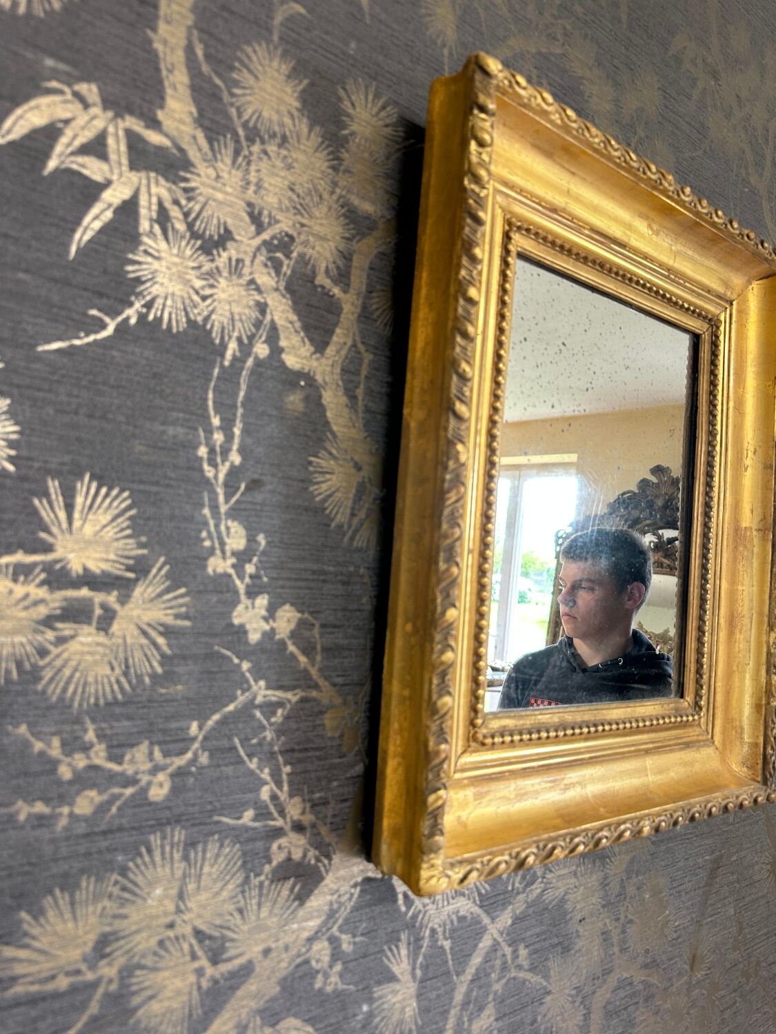 Miroir époque XIX 40 x 48