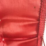 Rattan and scoubidou basket in the 1960s